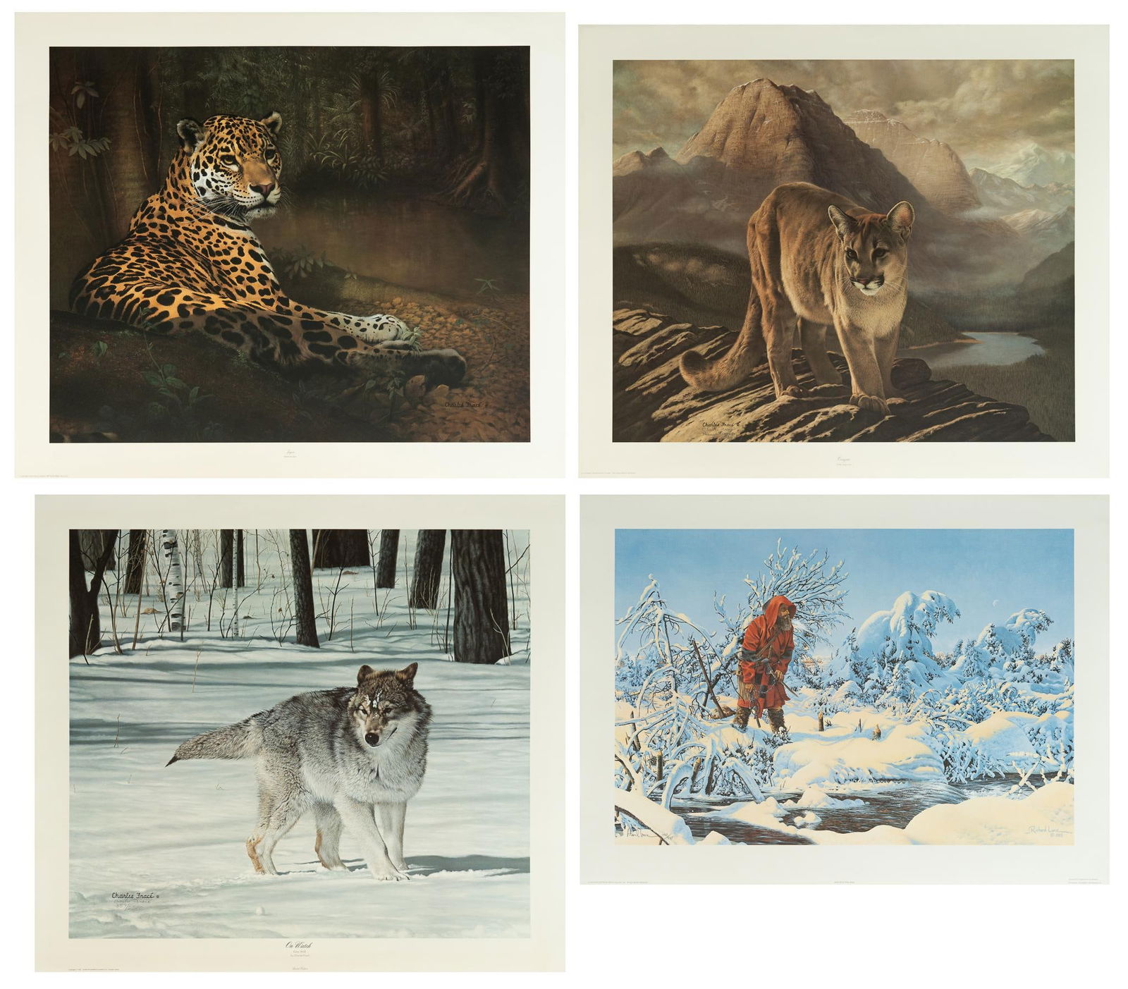 (4) Lithographs inc. Charles Frace (1 of 20)