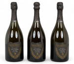 Three Bottles of Unopened Dom Perignon Enotheque 1990