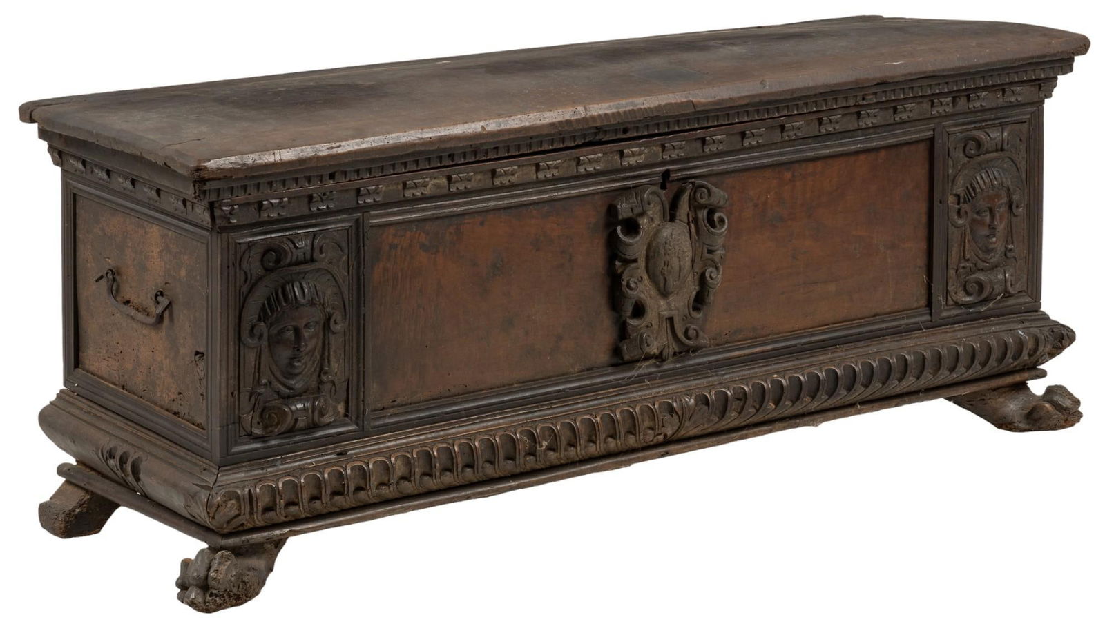 Antique Renaissance Revival Style Trunk (1 of 14)