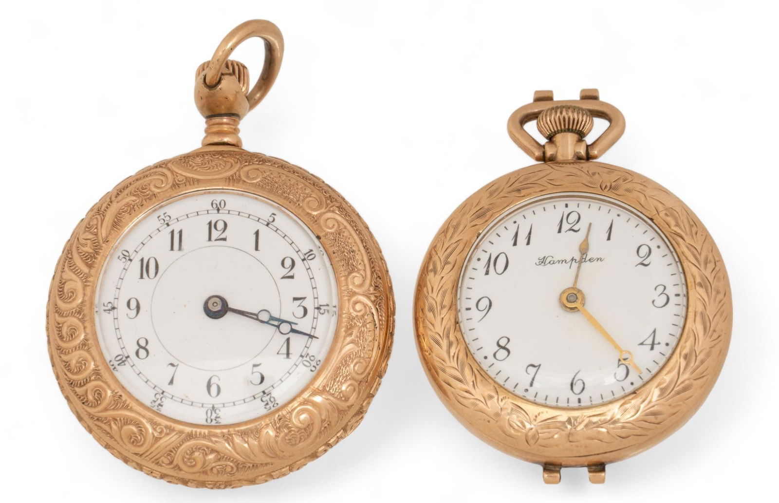 Set of (2) Gold Fill Pocket Watches (1 of 7)