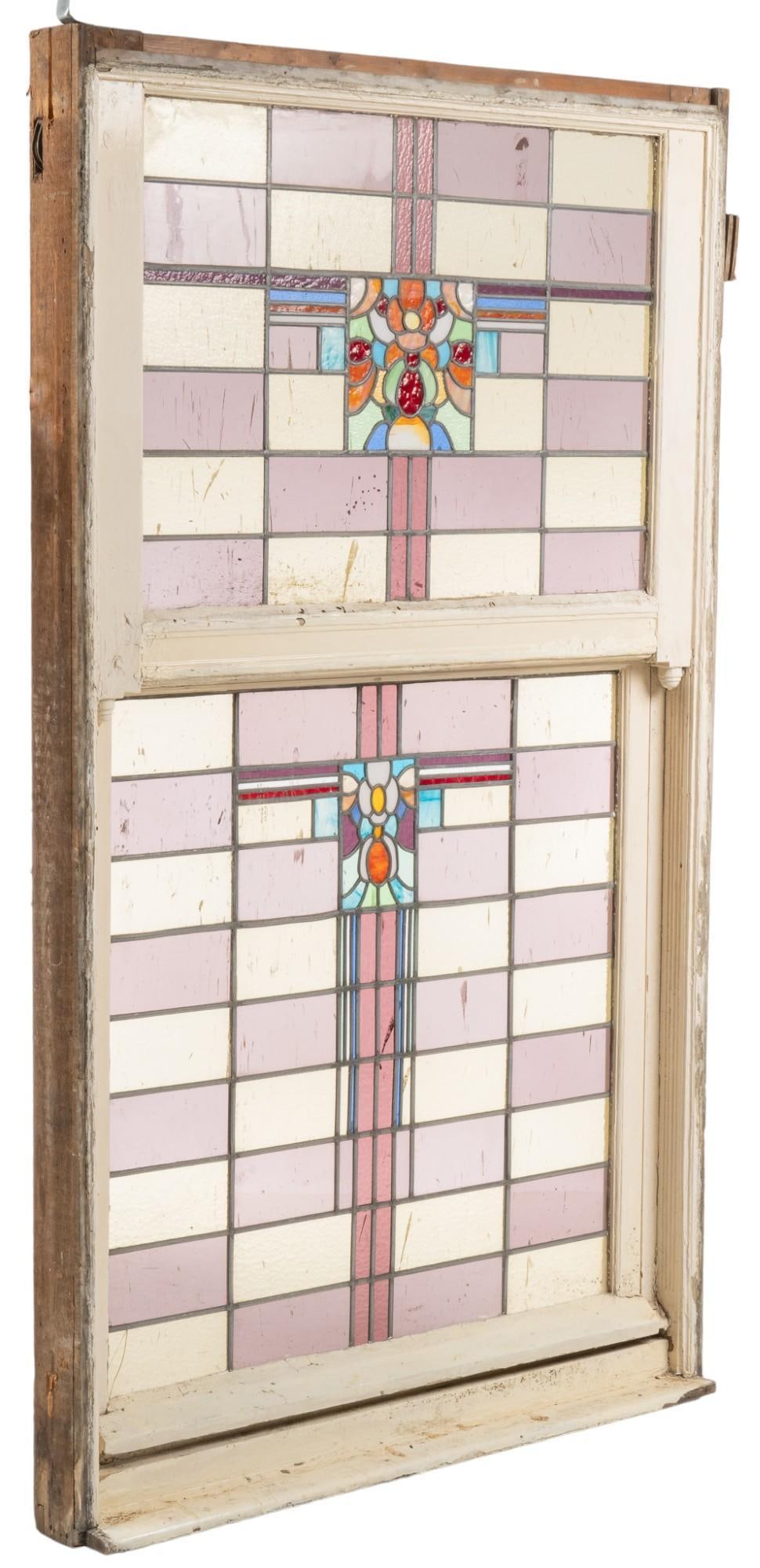 Large Stained Glass Window Panel (1 of 7)