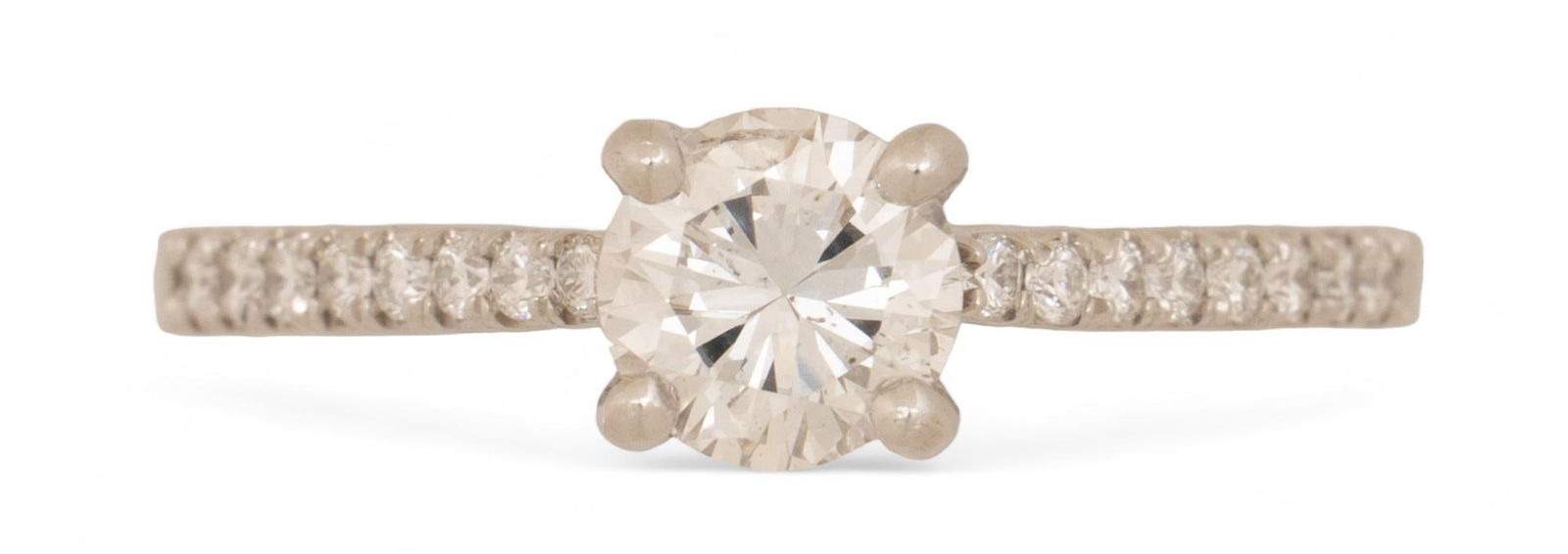 Platinum Diamond Engagement Ring (1 of 4)