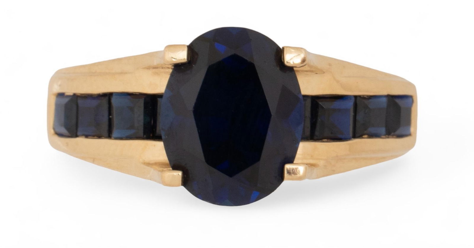 14K Gold Sapphire Ring (1 of 4)