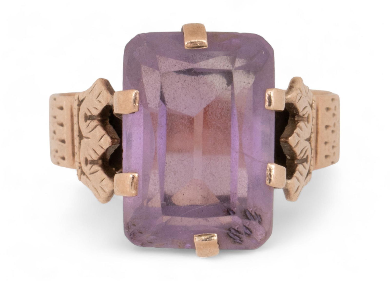 14K Gold and Amethyst Ring (1 of 4)