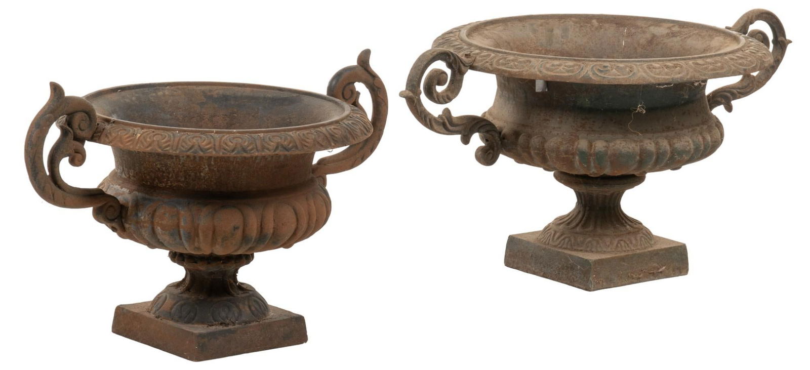 Pair of Classical Style Iron Planters (1 of 8)