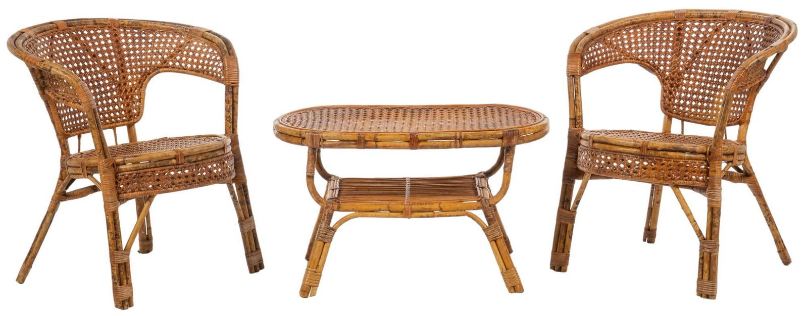 Reed and Bamboo Parlor Set (1 of 8)