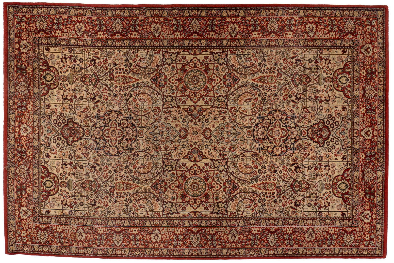 Estate Rug, 9 ft. 11 in. x 6 ft. 7 in.: Estate rug 9 ft. 11 in. x 6 ft. 7 in. Shipping available for this lot through our partner 4CL; please request a shipping quote at shipping@vogtauction.com or 210-971-5750. You may also opt for a s