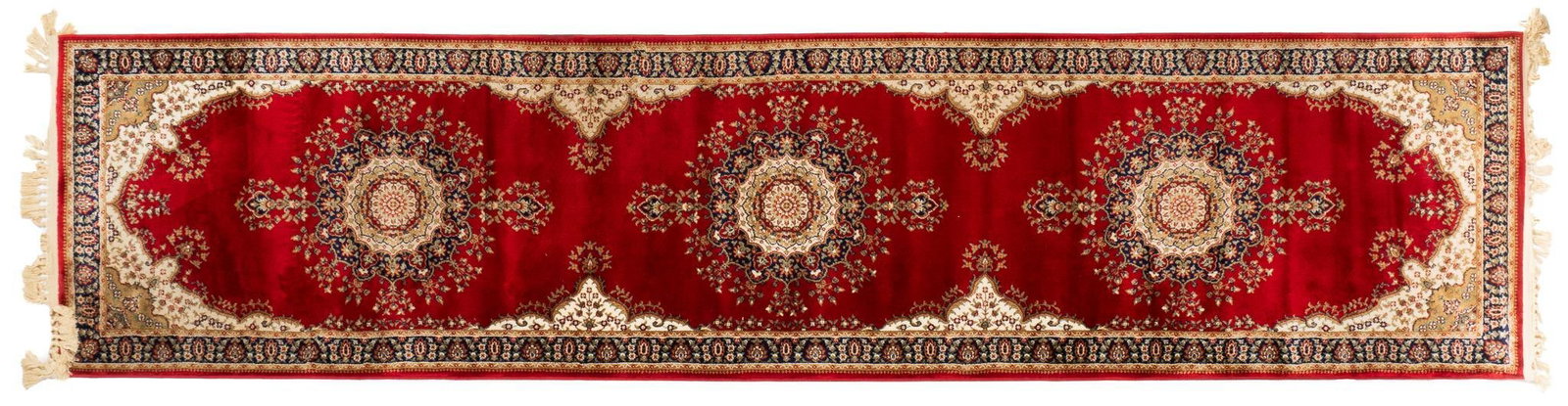 Runner Rug, 11 ft. 5 in. x 2 ft. 6 in.: Runner rug 11 ft. 5 in. x 2 ft. 6 in. Provenance: Property from the collection of a San Antonio, Texas gentleman Shipping available for this lot through our partner 4CL; please request a shipping quot