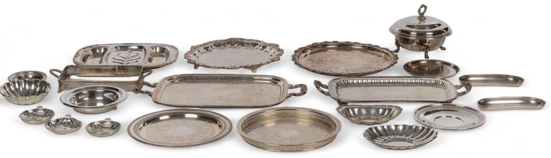 Collection of Silver Plate Holloware (1 of 12)