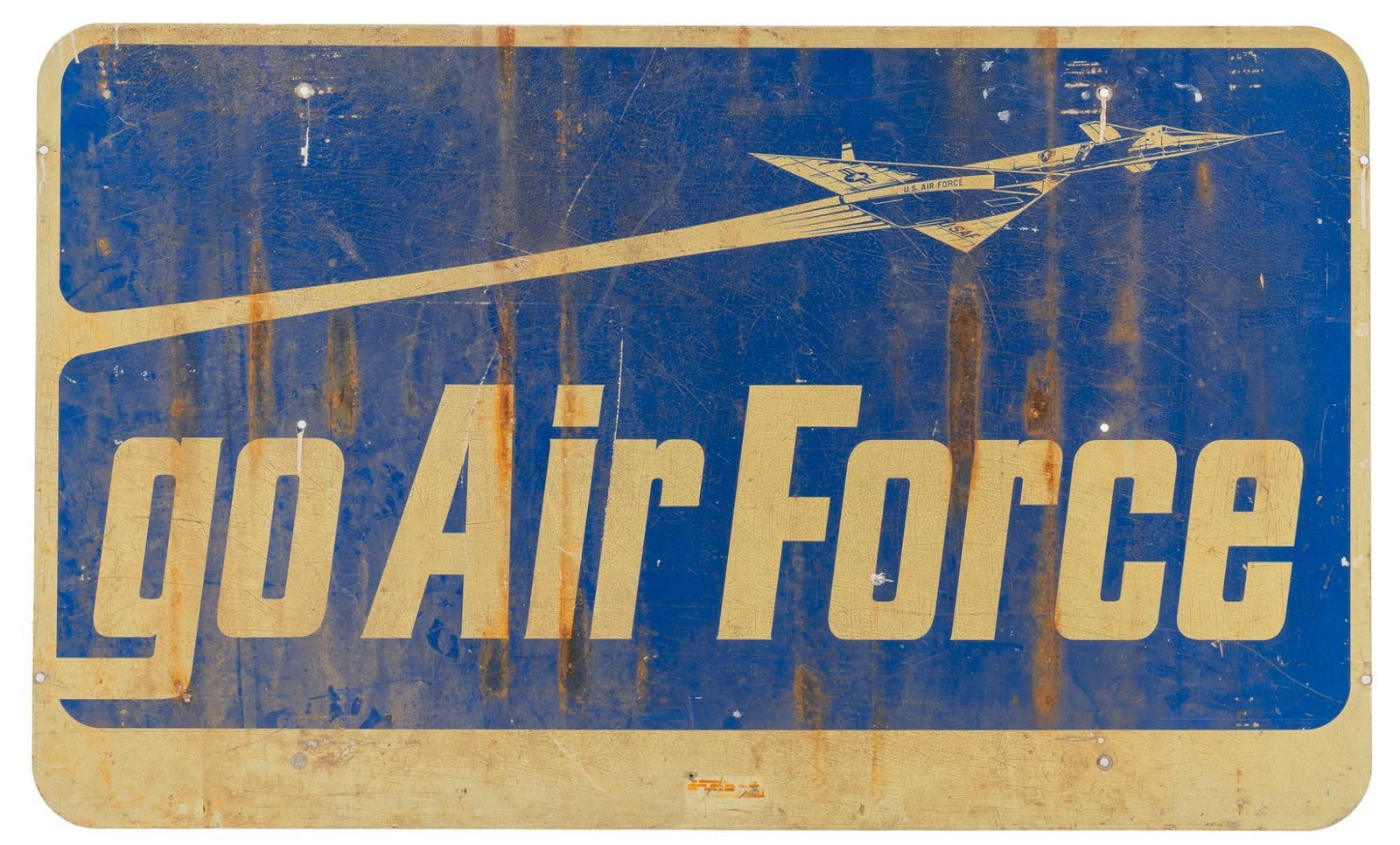 Metal Go Air Force Sign (1 of 6)
