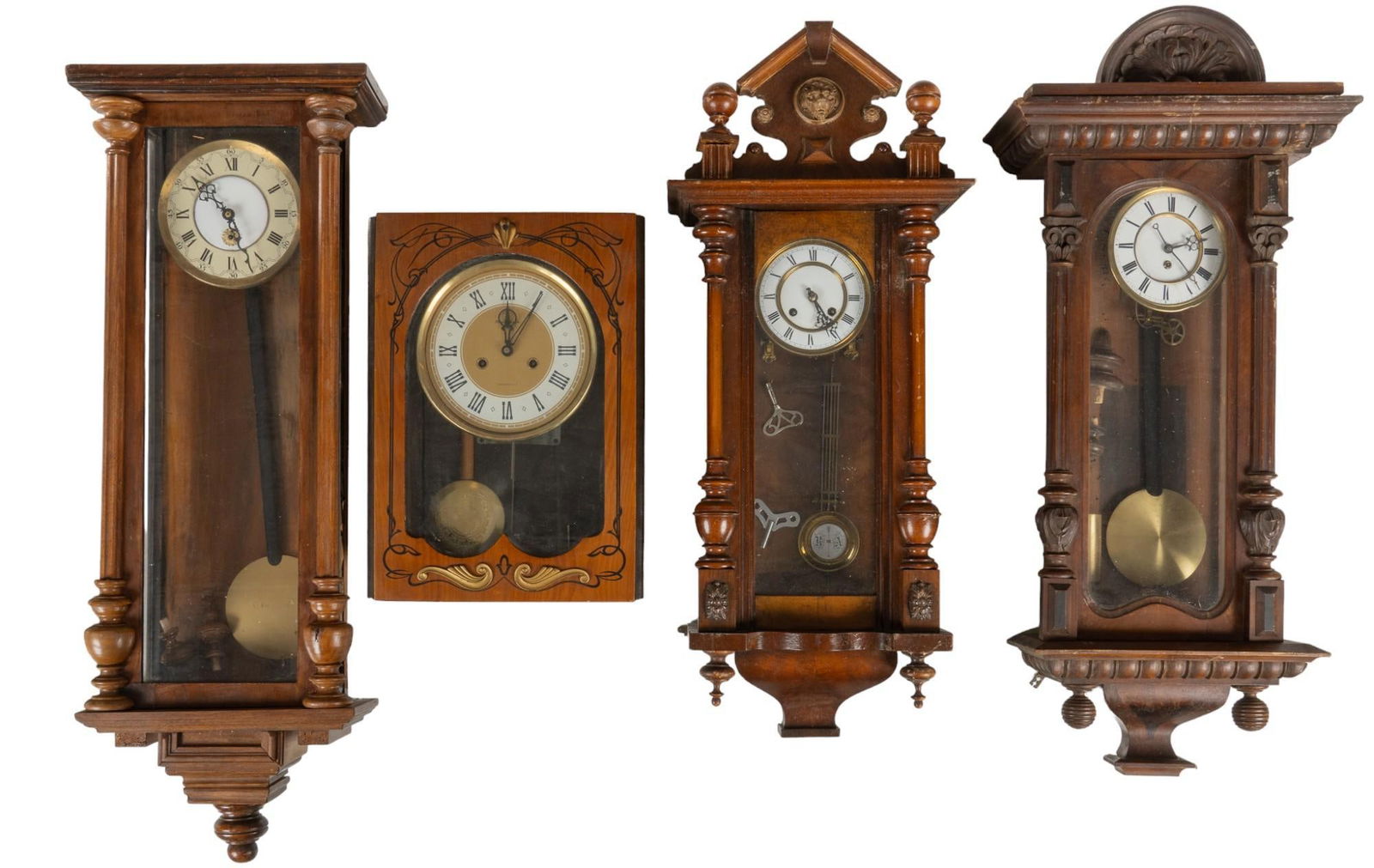 Collection of (4) Vintage Wall Clocks (1 of 8)