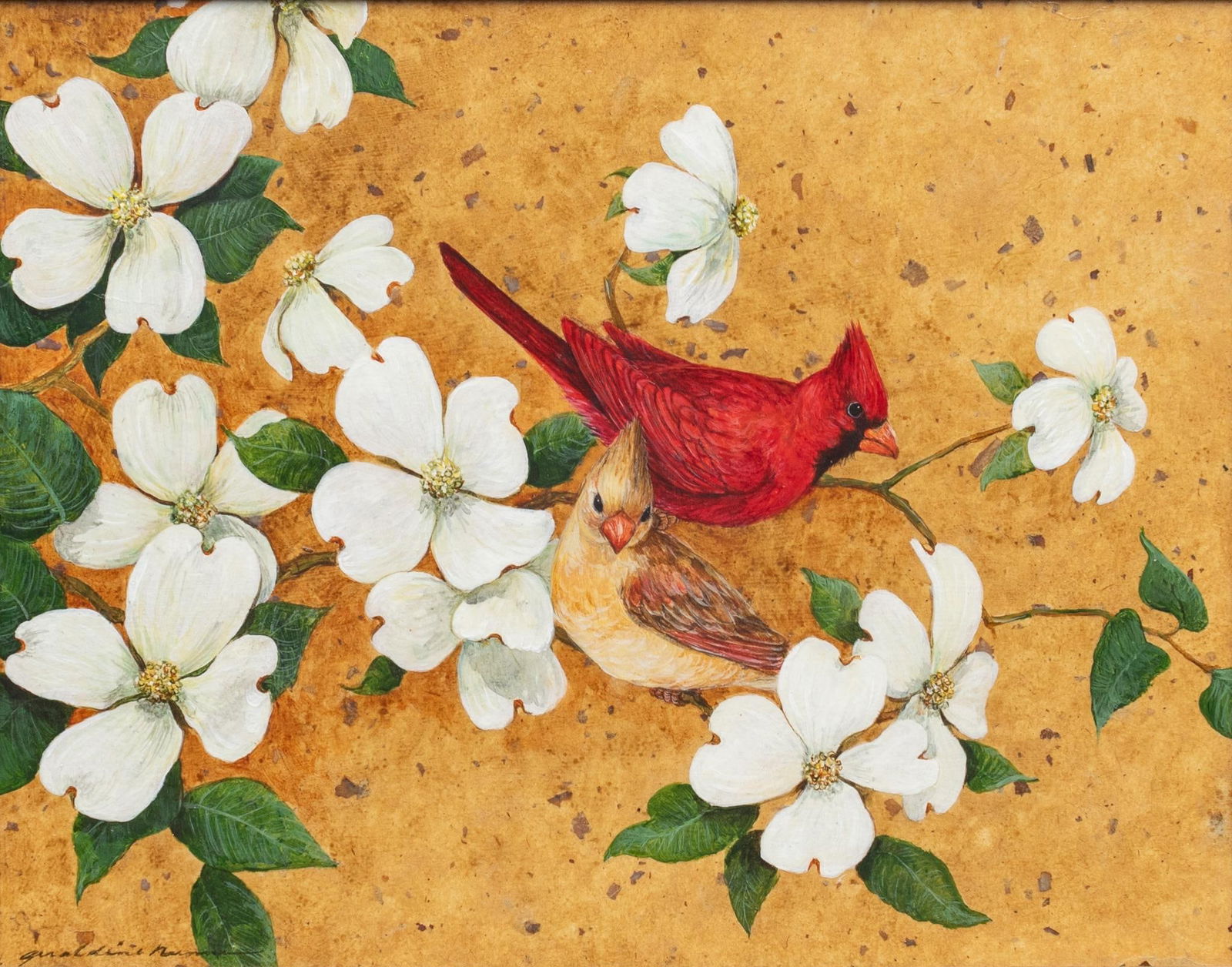 Geraldine Nunns, "Red & White, Quite a Sight" (1 of 6)