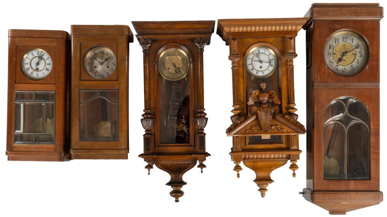 Collection of (5) Vintage Wall Clocks (1 of 9)