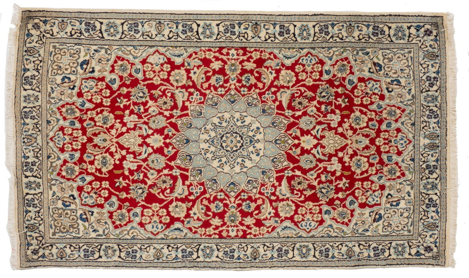 Handwoven Estate Rug, 6 ft. 7 in. x 3 ft. 11 in.: Handwoven estate rug 6 ft. 7 in. x 3 ft. 11 in. Shipping available for this lot through our partner 4CL; please request a shipping quote at shipping@vogtauction.com or 210-971-5750. You may also o