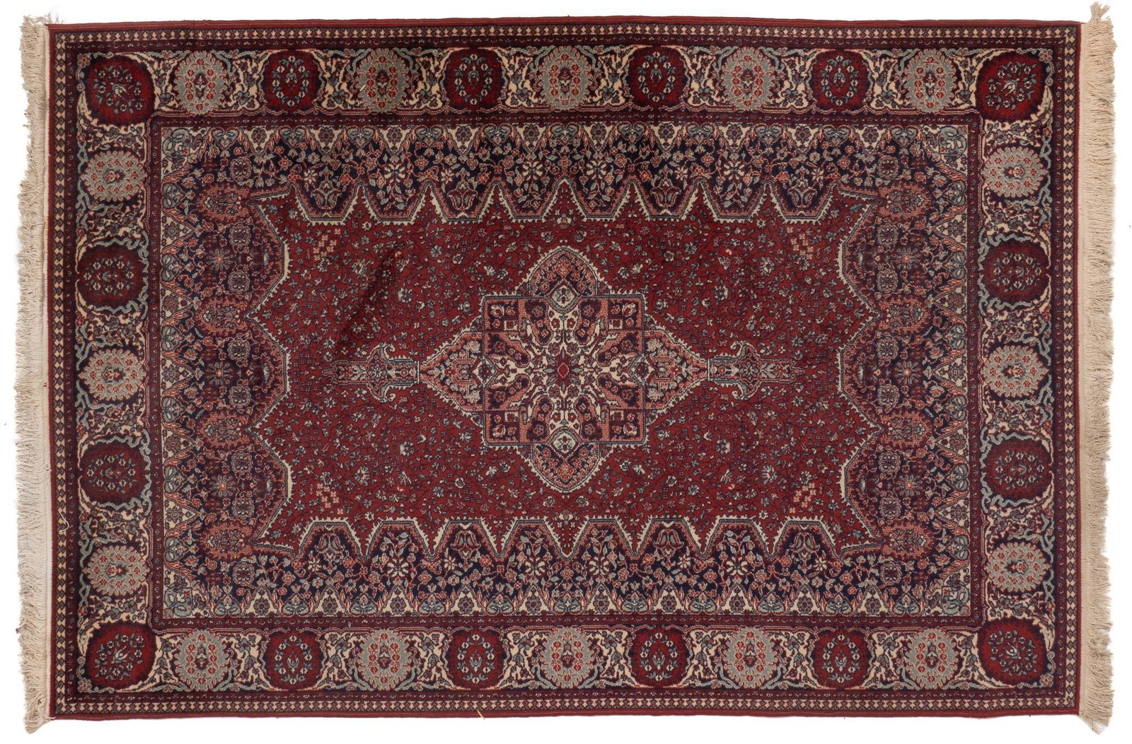 Estate Rug, 5 ft. 4 in. x 7 ft. 11 in.: Estate rug 5 ft. 4 in. x 7 ft. 11 in. Shipping available for this lot through our partner 4CL; please request a shipping quote at shipping@vogtauction.com or 210-971-5750. You may also opt for a s