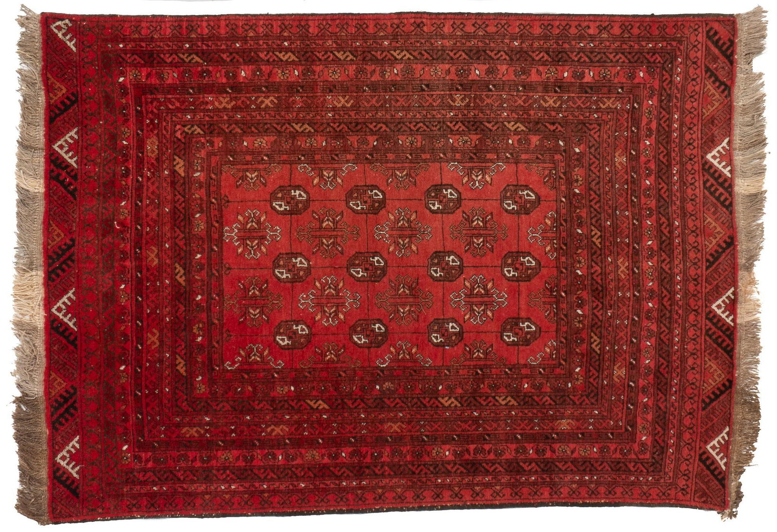 Handwoven Estate Rug, 5 ft. 10 in. x 4 ft. 1 in.: Handwoven estate rug 5 ft. 10 in. x 4 ft. 1 in. Shipping available for this lot through our partner 4CL; please request a shipping quote at shipping@vogtauction.com or 210-971-5750. You may also o