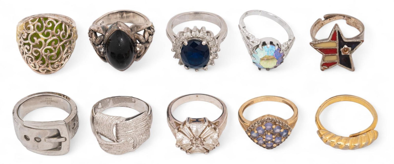 Collection of Costume Jewelry Rings (1 of 8)