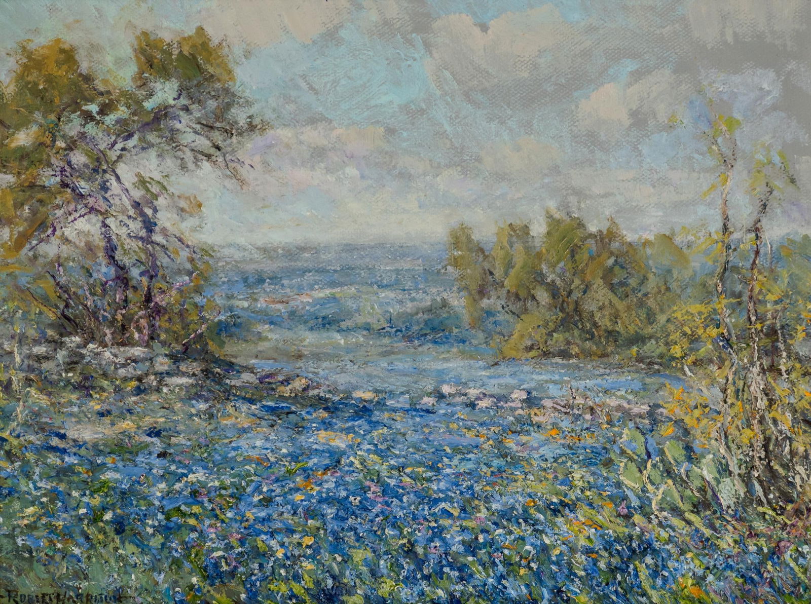 Robert Harrison, "Old Wall Near Wimberley" (1 of 6)