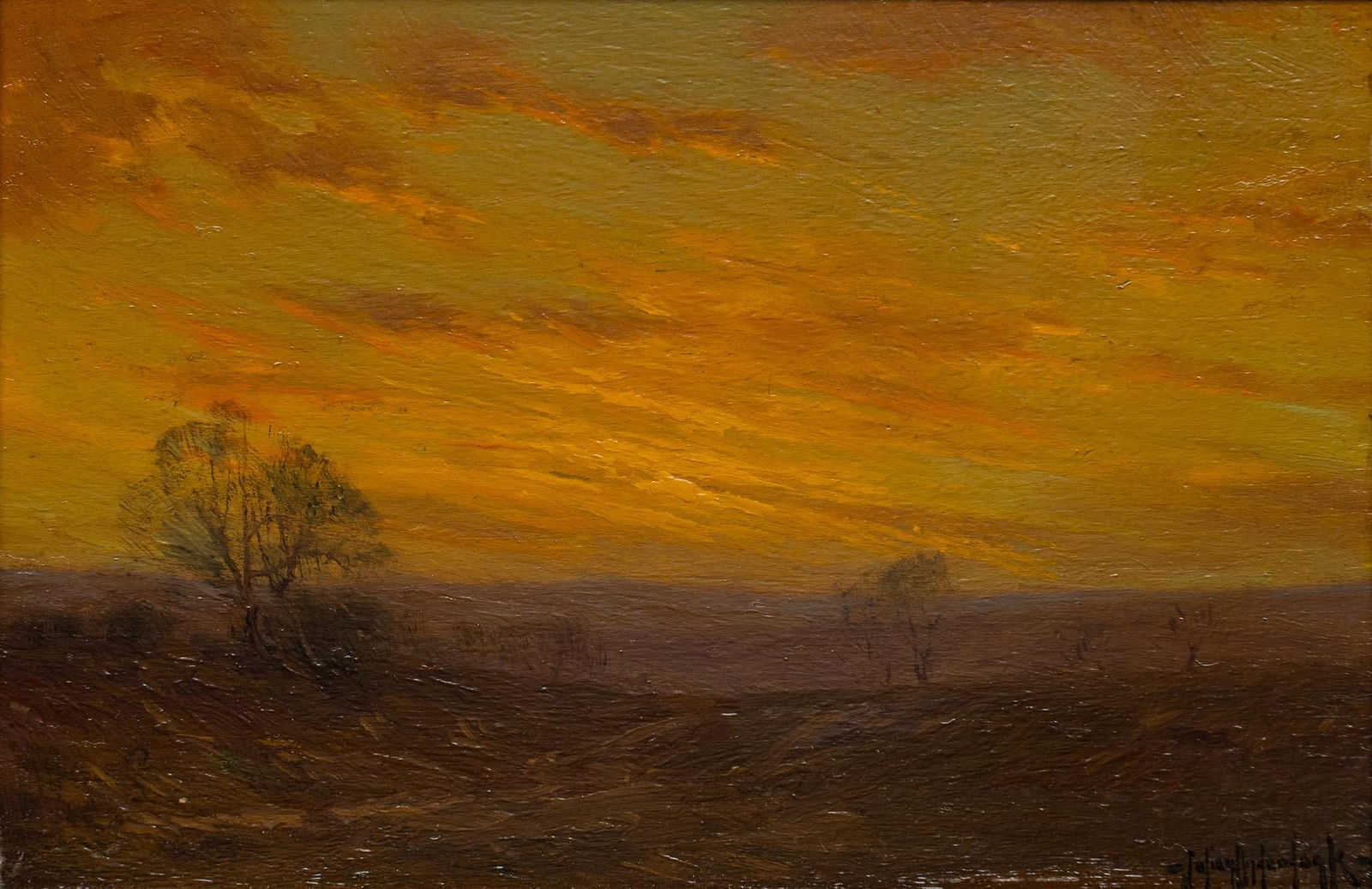 Julian Onderdonk, "Golden Evening, S. W. Texas" (1 of 6)