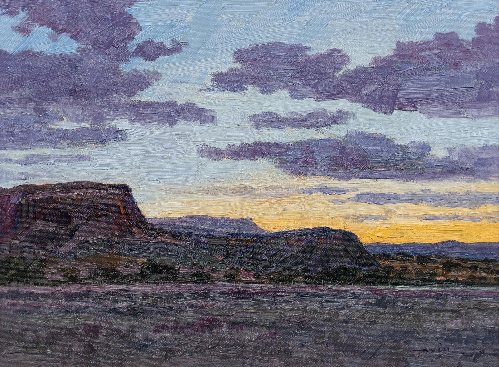 Cliff Cavin, "Winter Evening" (1 of 7)