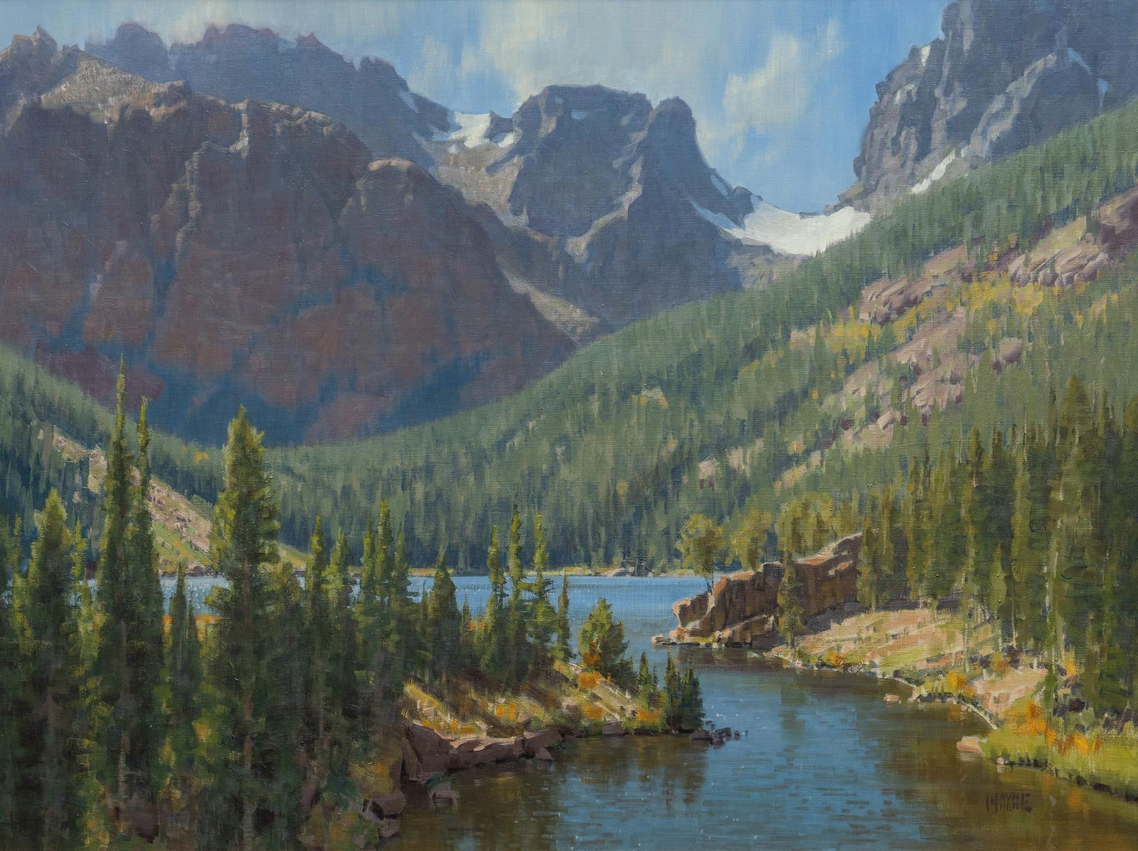 Wayne Wolfe, "Afternoon in Loch Vale" (1 of 6)