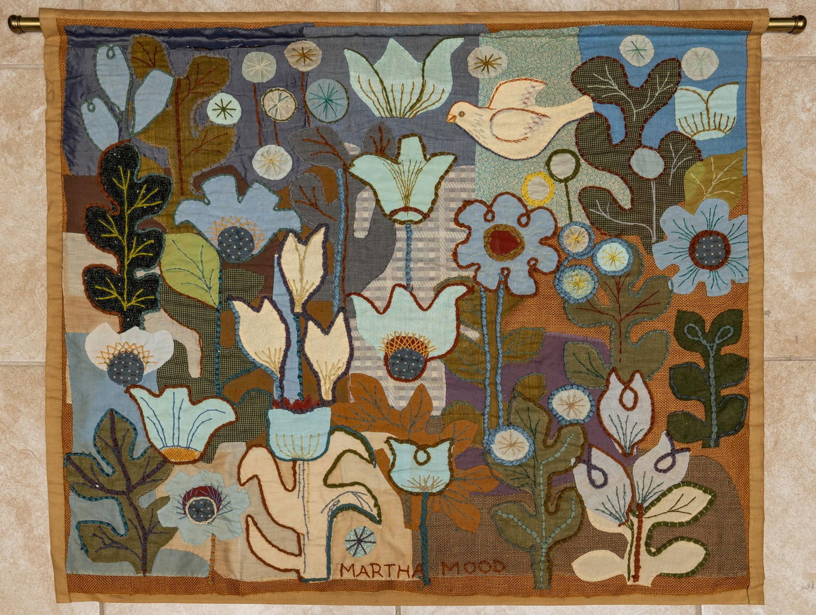 Martha Mood, Texas Wildlife Textile (1 of 4)