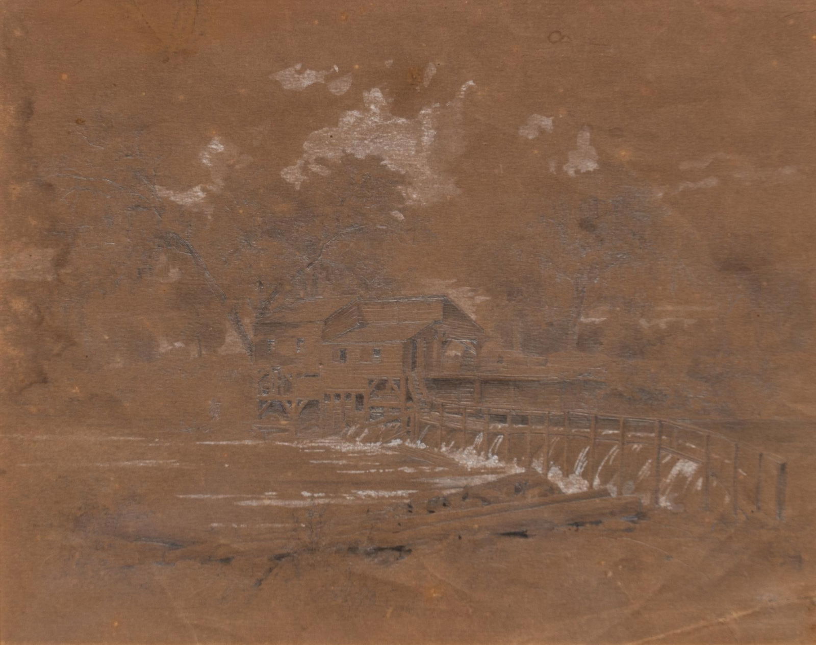 Karl Hermann Lungkwitz, Mill on the San Antonio River (1 of 4)