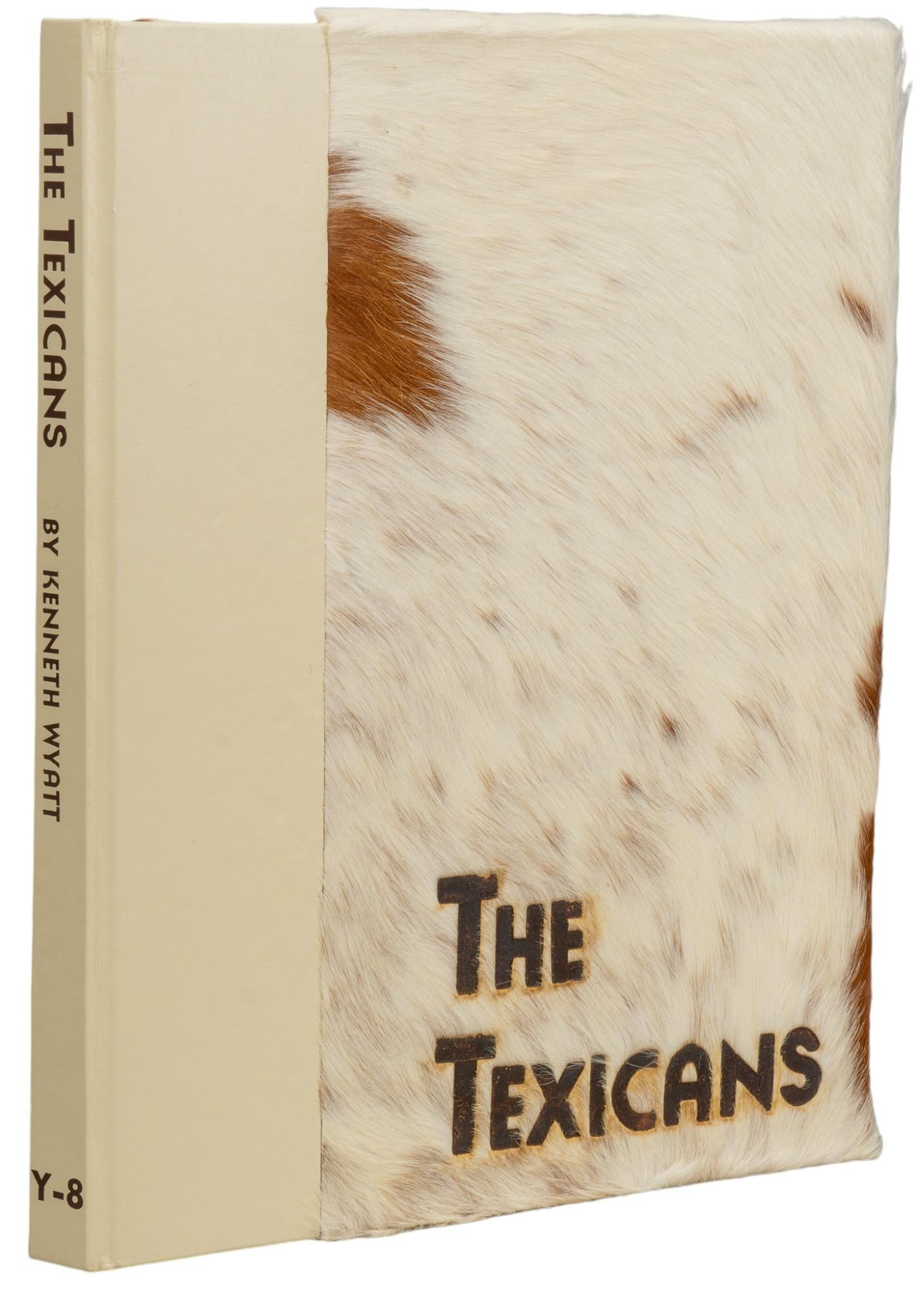Kenneth Wyatt (b. 1930), "The Texicans", Signed Limited: Kenneth Wyatt (b. 1930), "The Texicans", signed limited, collectors publication by renowned artist, poet and storyteller Kenneth Wyatt, each book contains a panorama of Texas and the life of i