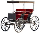 Full Size Vintage Wooden Carriage