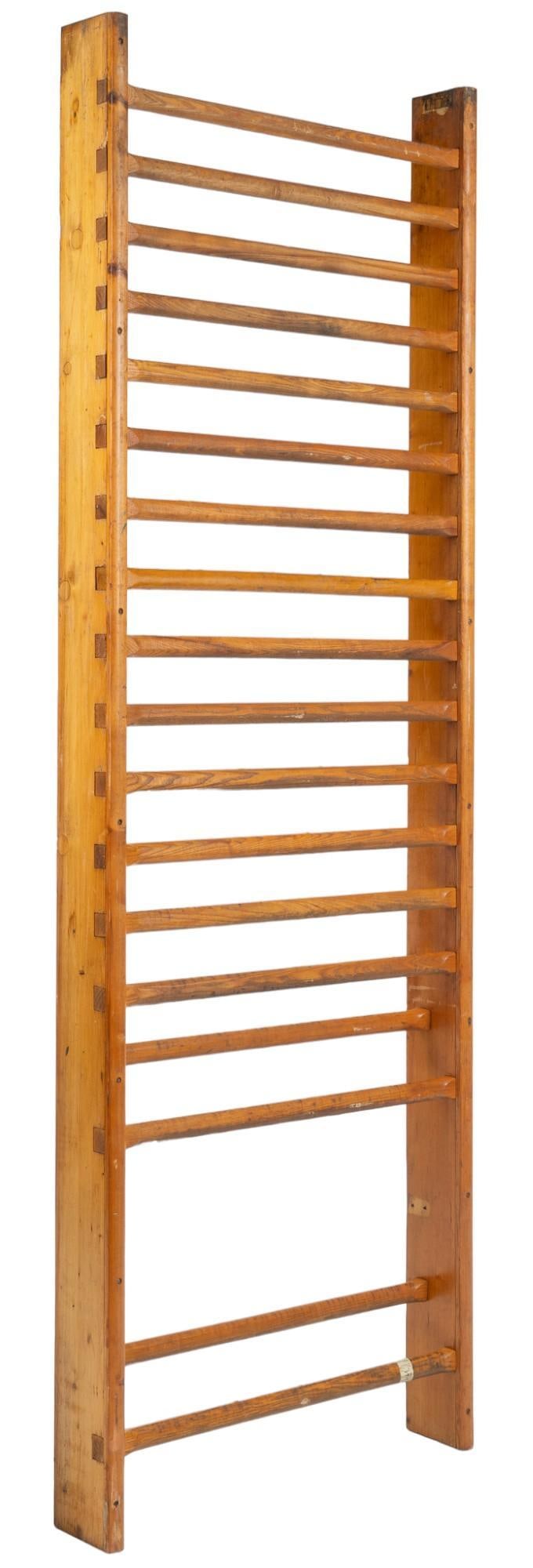 Farmhouse Rack: Large farmhouse rack height 119 in. x width 39 in. x depth 7.5 in. Shipping available for this lot through our partner 4CL; please request a shipping quote at shipping@vogtauction.com or 210-971-5