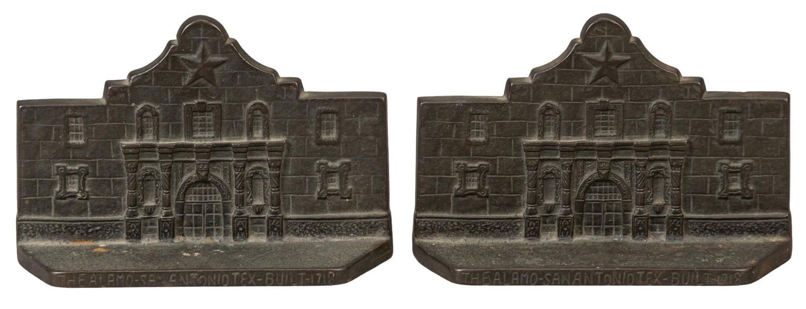 Alamo Iron Works Cast Iron Book Ends (1 of 7)