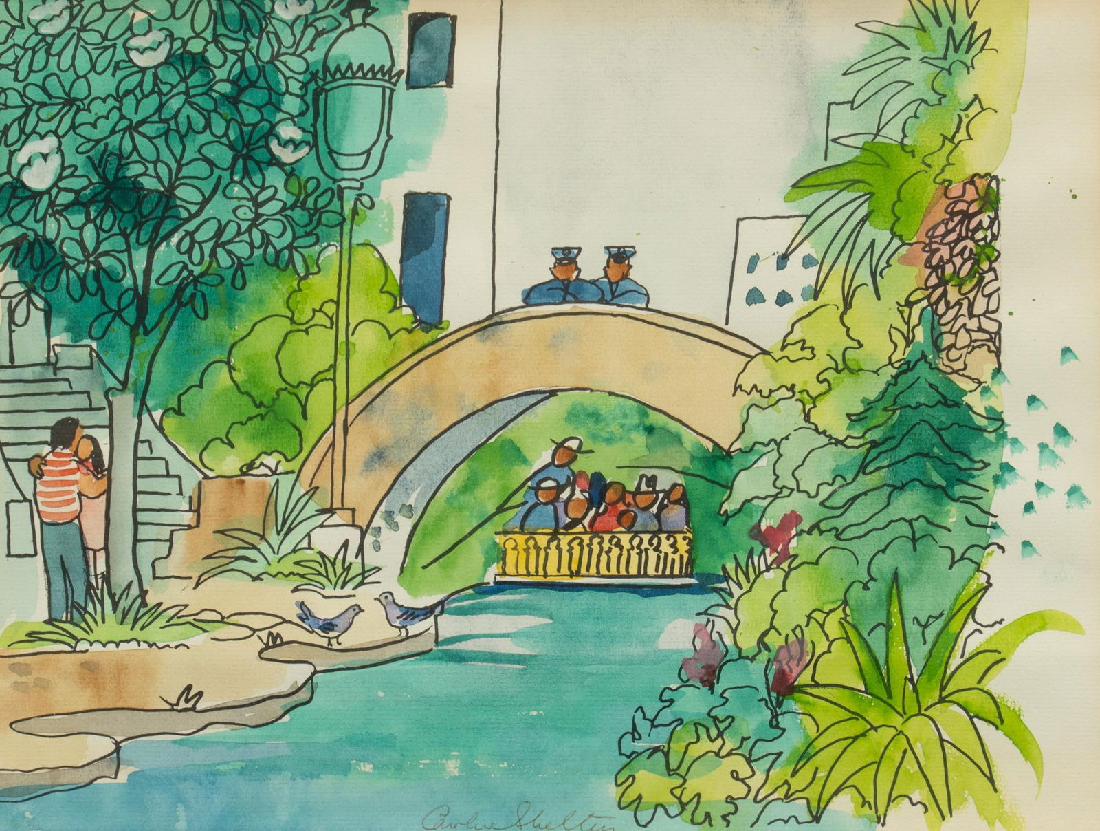 Caroline Shelton, Riverwalk Scene (1 of 4)