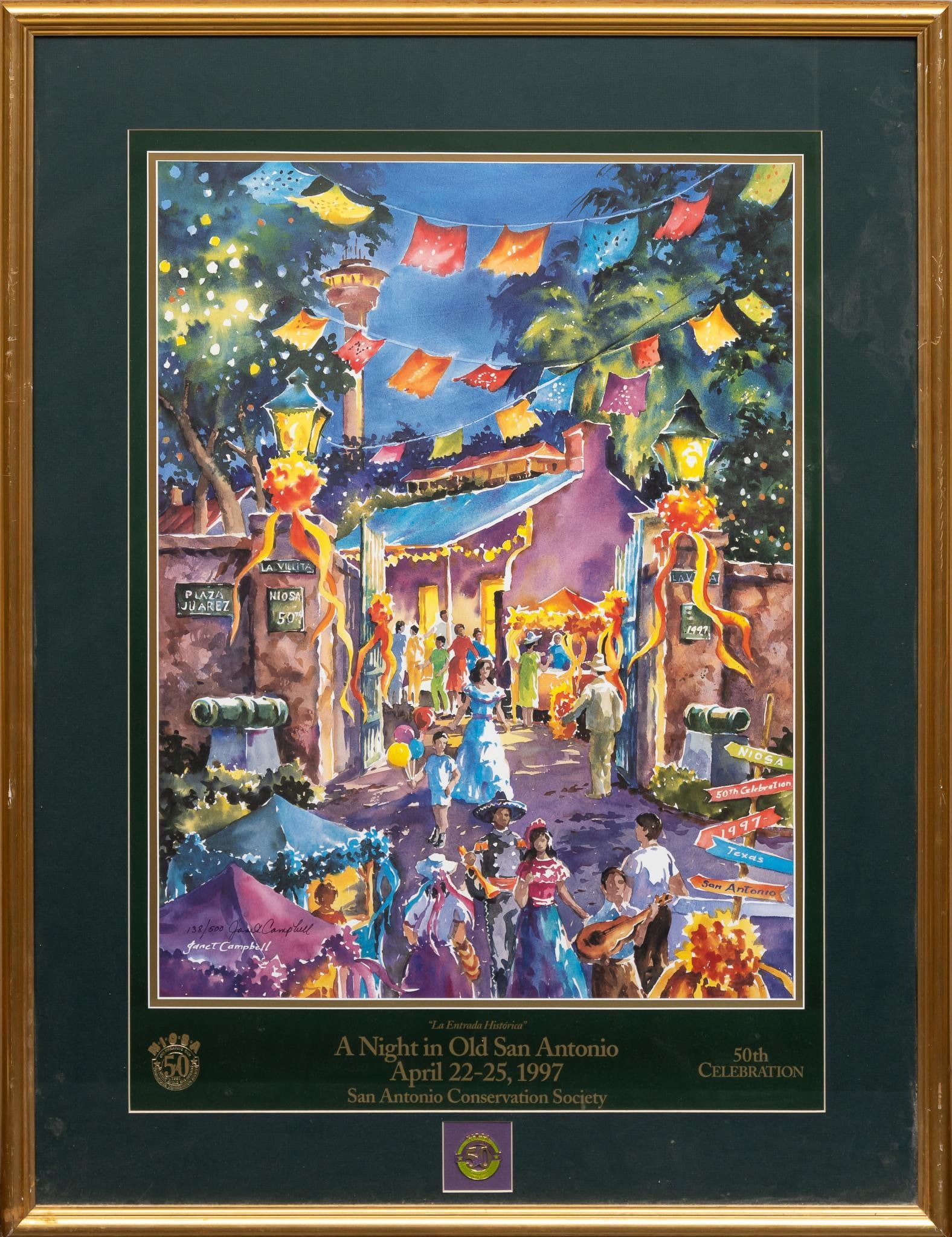 Janet Campbell, "La Entrada Historica" Fiesta Poster, ed. 138/500 (1 of 8)