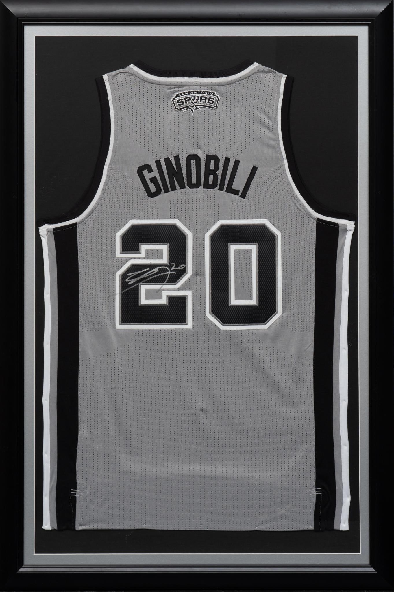 Manu Ginobli, Signed San Antonio Spurs (San Antonio, TX) Jersey (1 of 4)