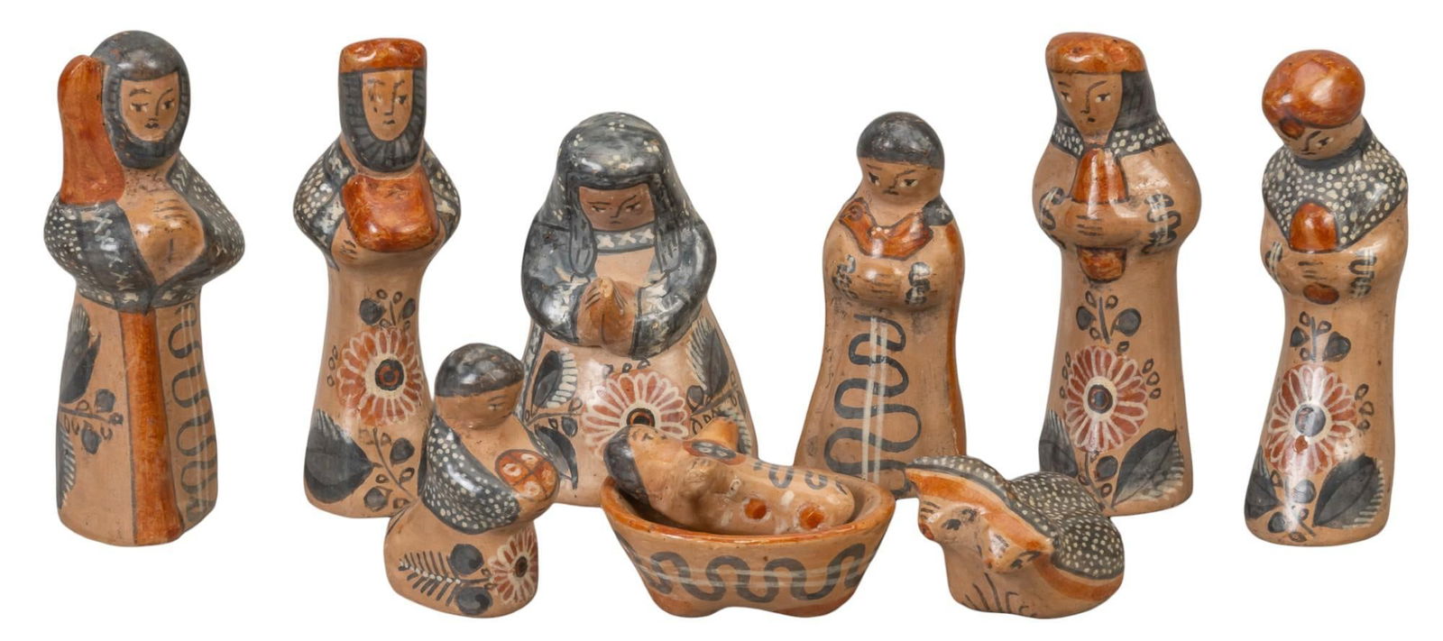 Hand Painted Ceramic Nativity Scene (1 of 6)