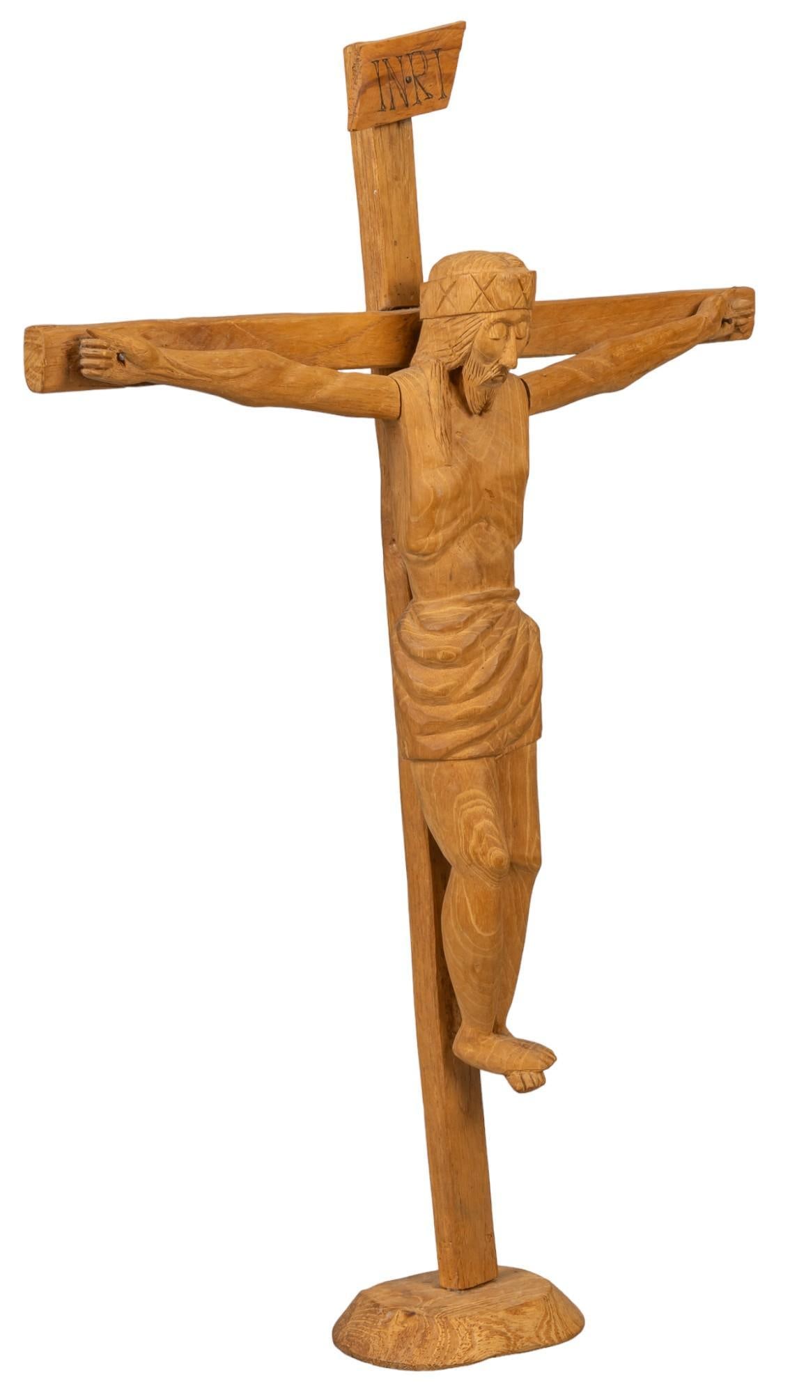 Manuel Jimenez, Carved Wooden Crucifixion (1 of 8)