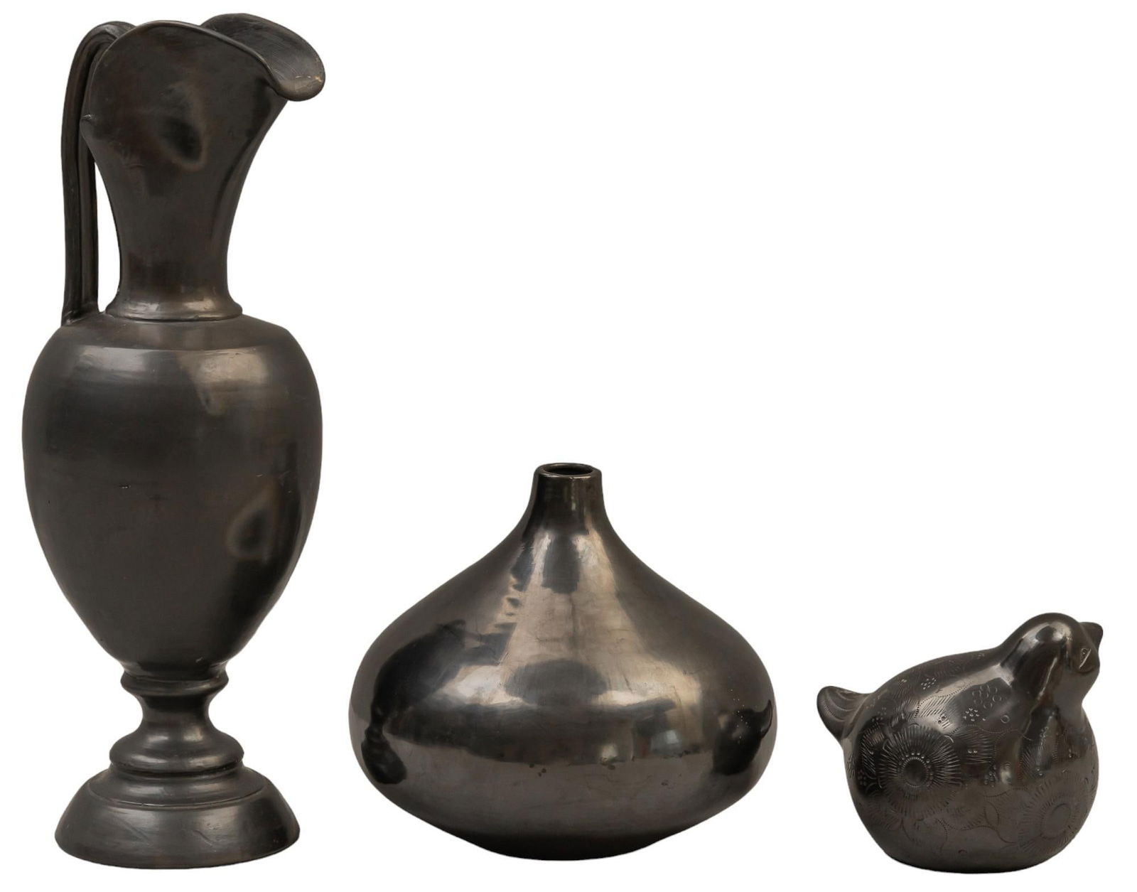 (3) Signed Dona Rosa Barro Negro Ceramics (1 of 8)