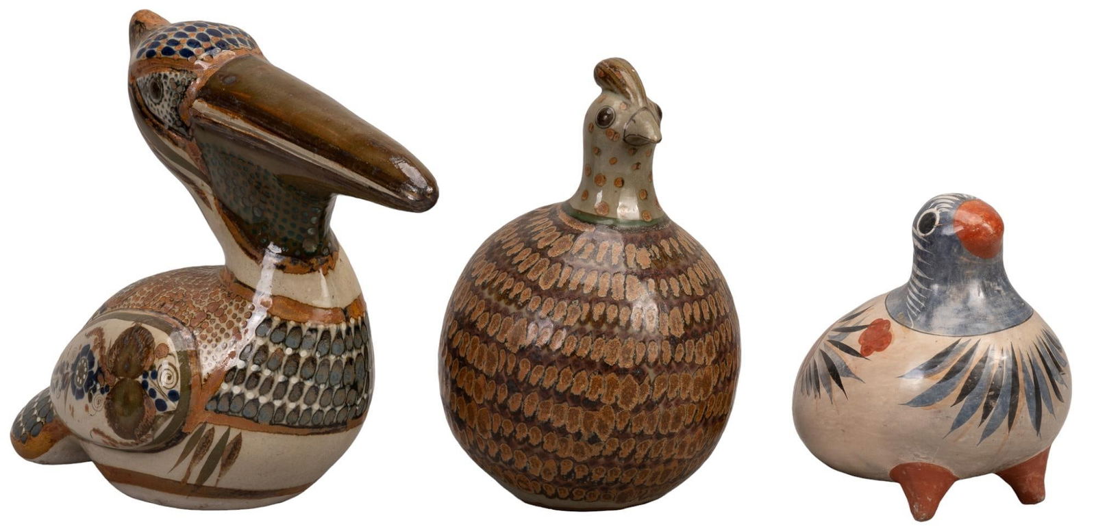 (3) Sermel (Tonala, Jalisco) Animal Figures (1 of 9)