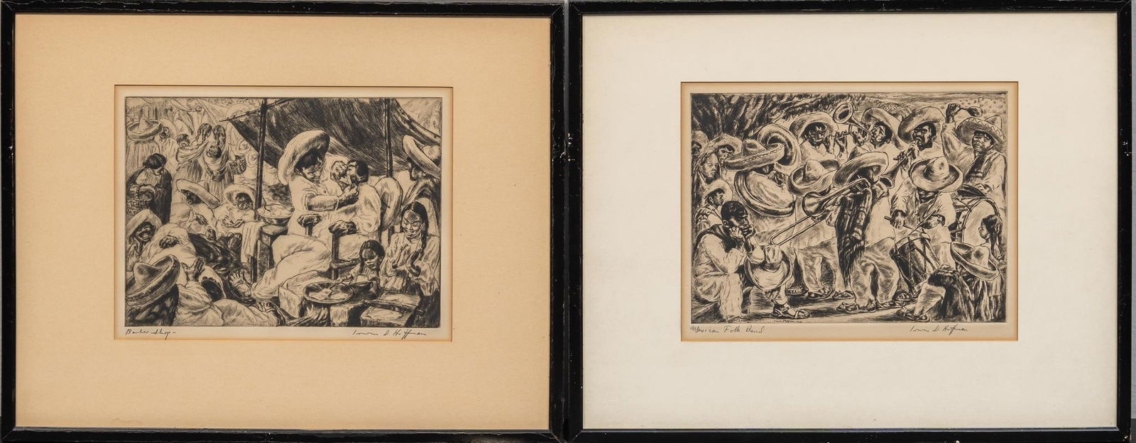 Irwin Hoffman, (2) Studio Lithographs (1 of 10)