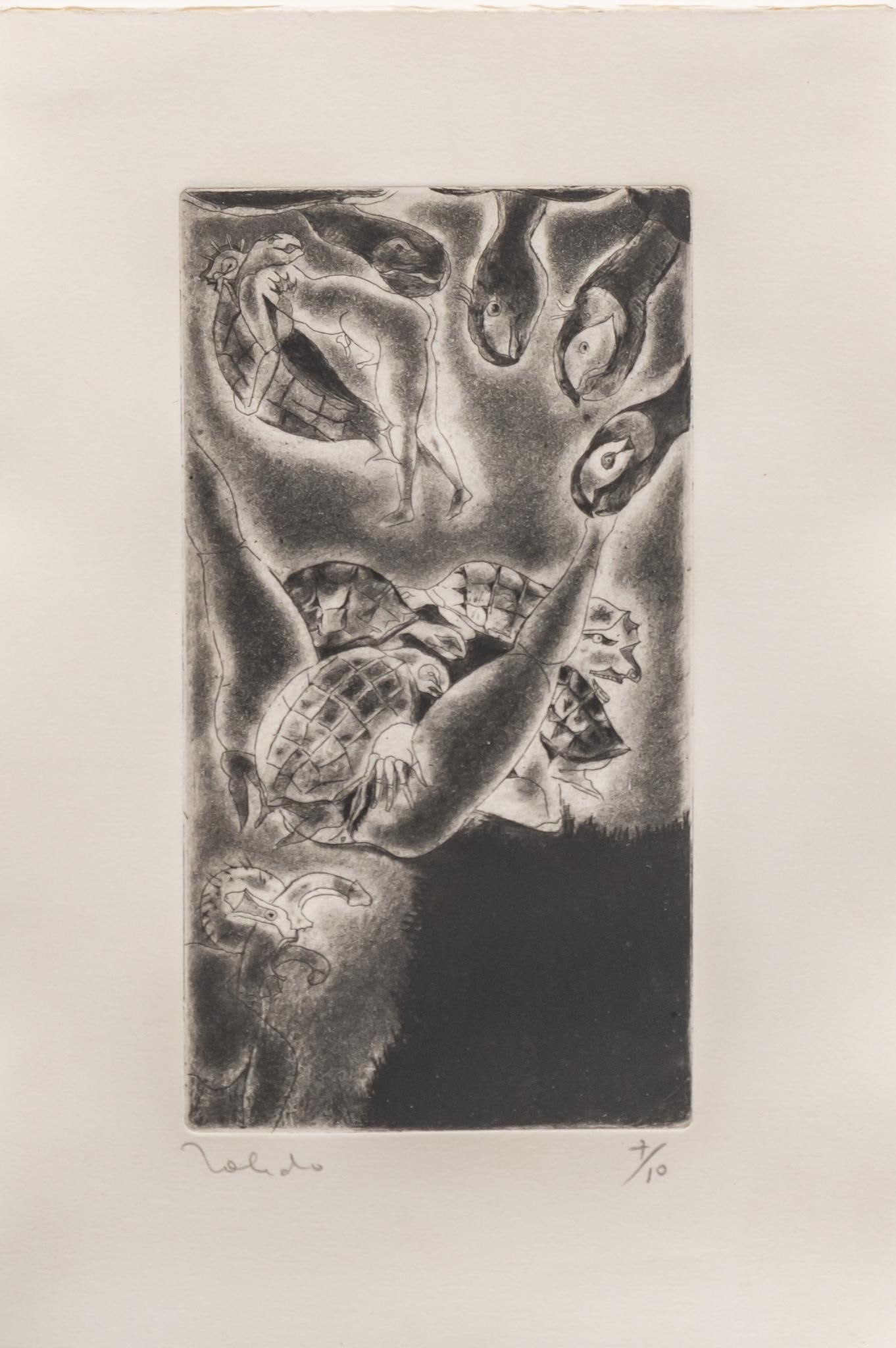 Francisco Toledo, "Mujer y Tortugas" (1 of 7)