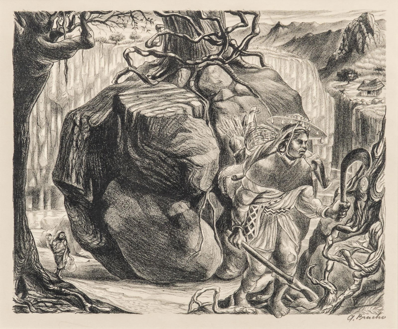 Angel Bracho, "Las Familias Huicholas", 1946 (1 of 5)