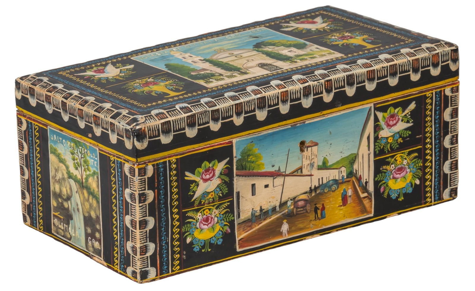 19th C.Caja De Olinala Memory Box (1 of 7)