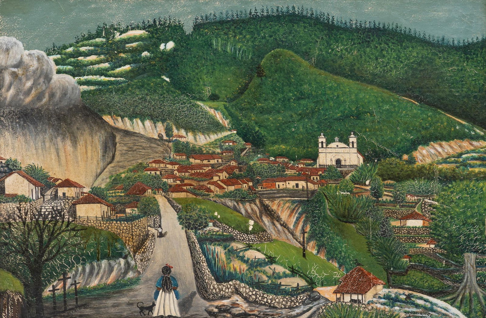 Jose Antonio Velasquez, Village Scene, 1949 (1 of 5)