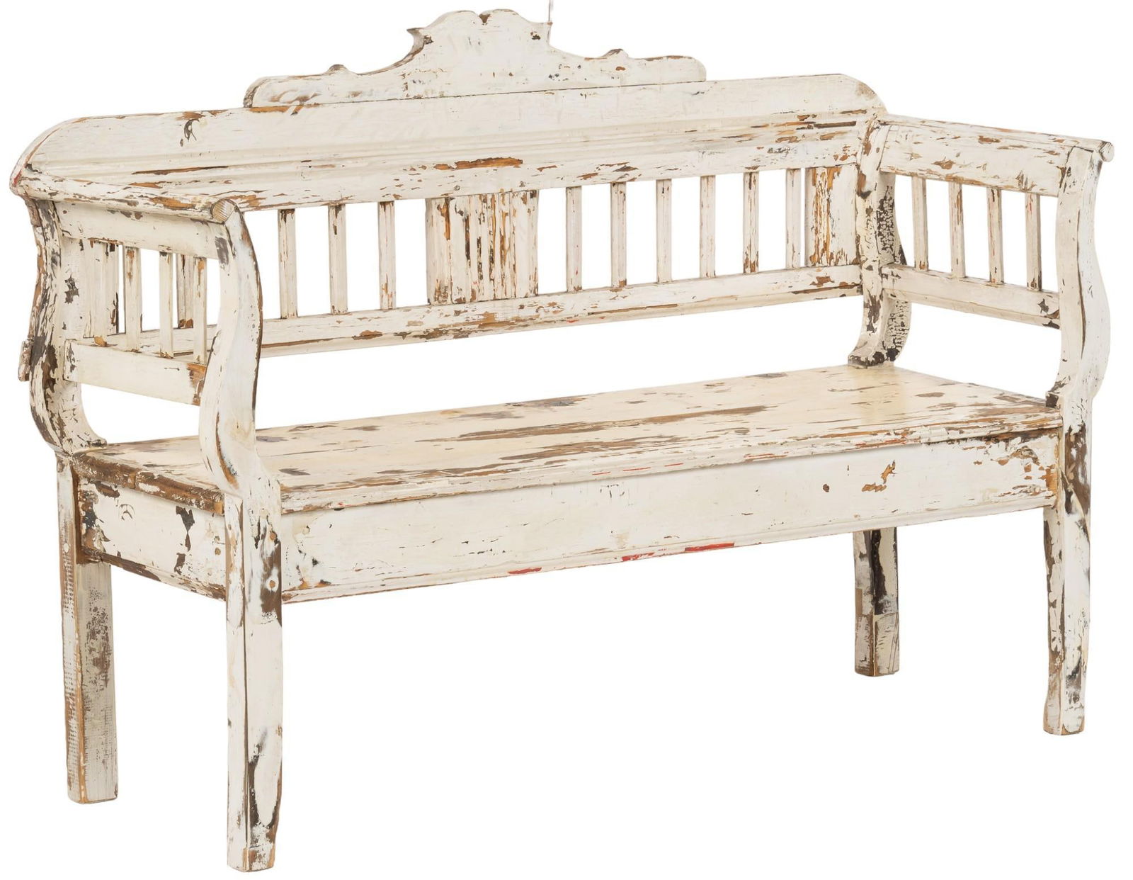 Rustic Hallway Bench (1 of 5)