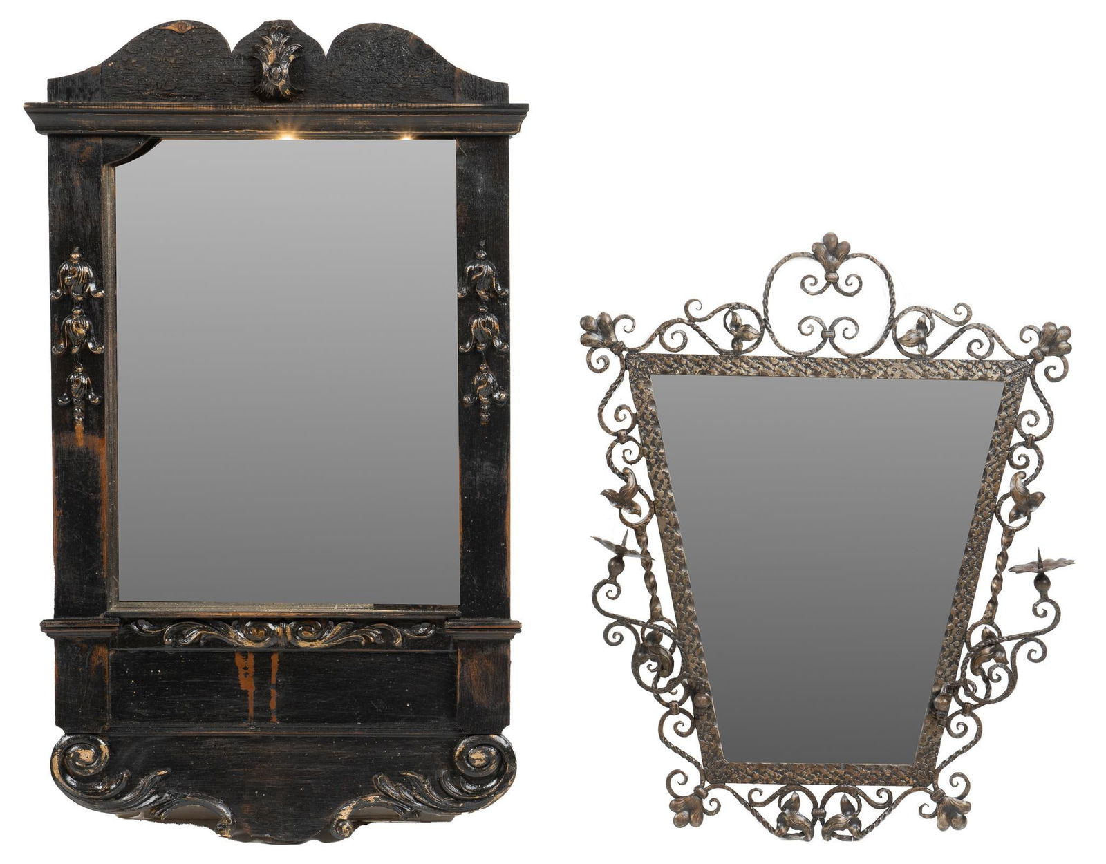 (2) Vintage Mirrors (1 of 3)
