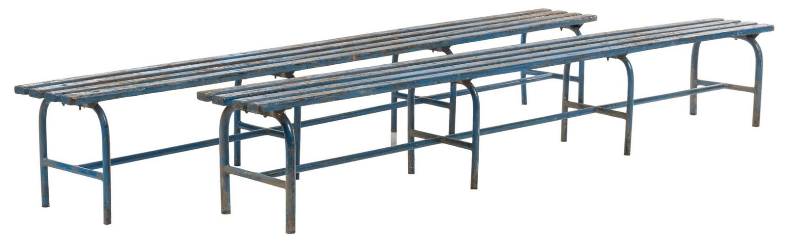 Set of (2) Wooden Benches (1 of 5)