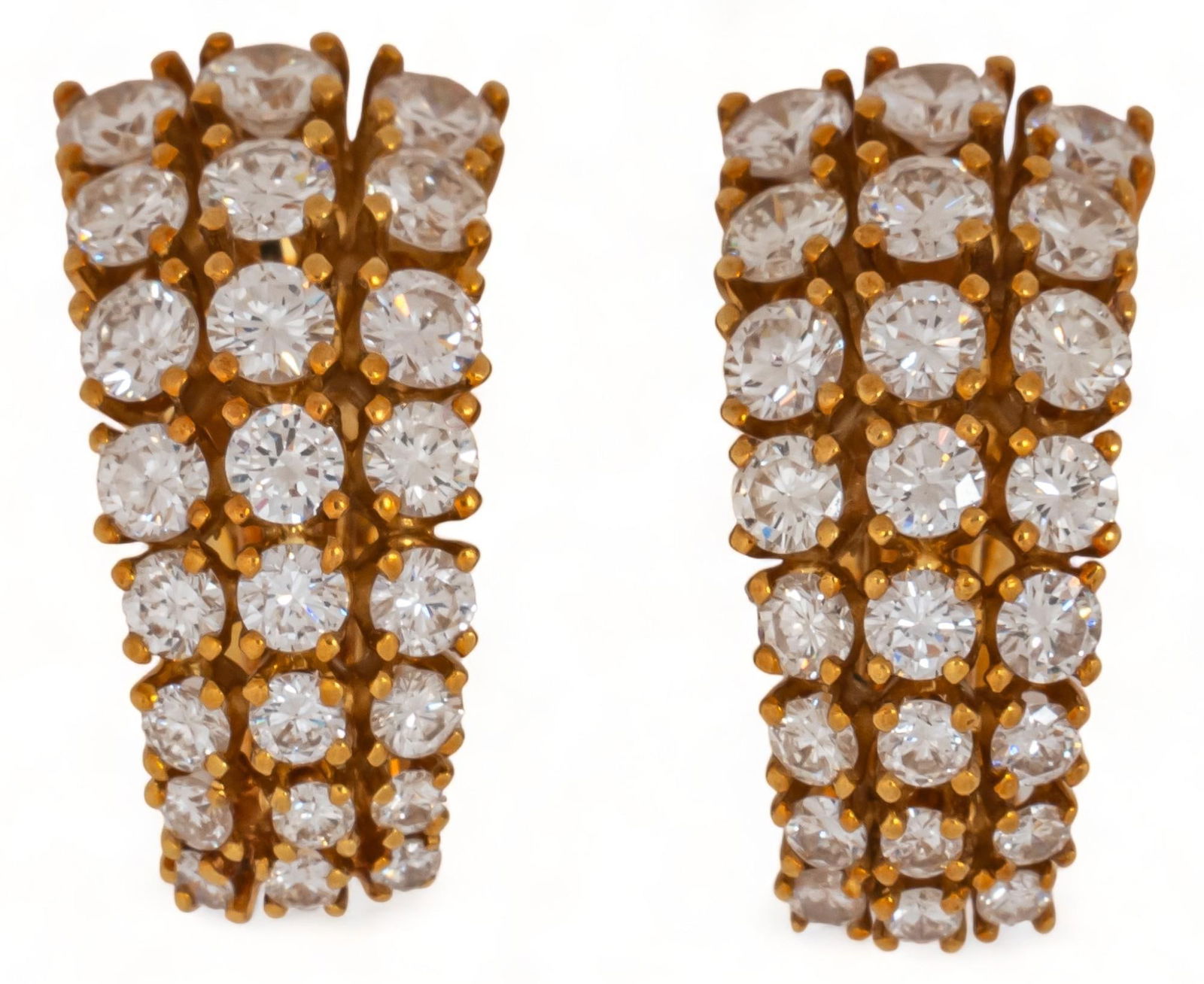 Vikki Carr | Jose Hess 18K Diamond French Clip Earrings (1 of 6)