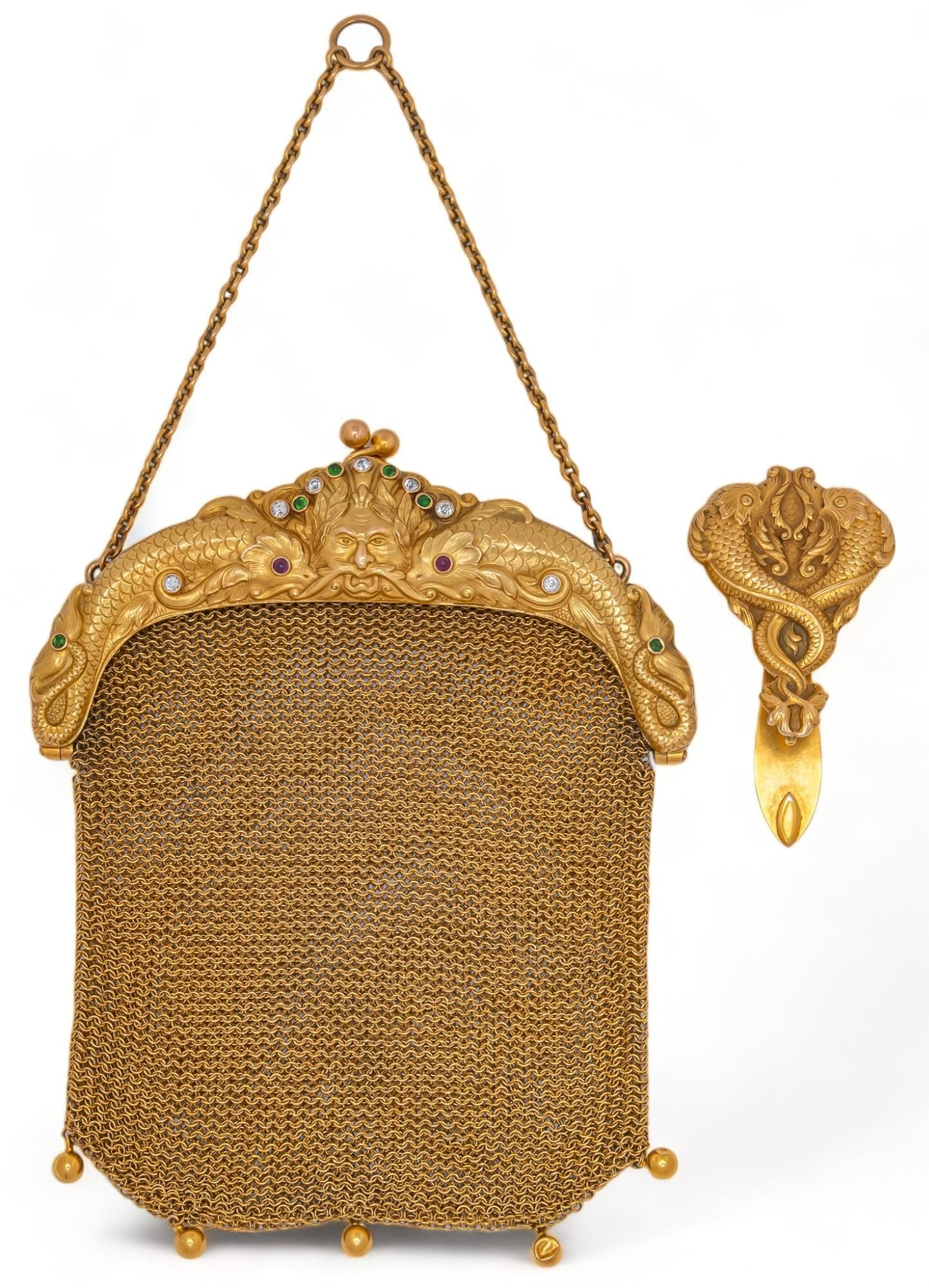 Vikki Carr | 14K Ruby and Diamond Evening Purse (1 of 9)