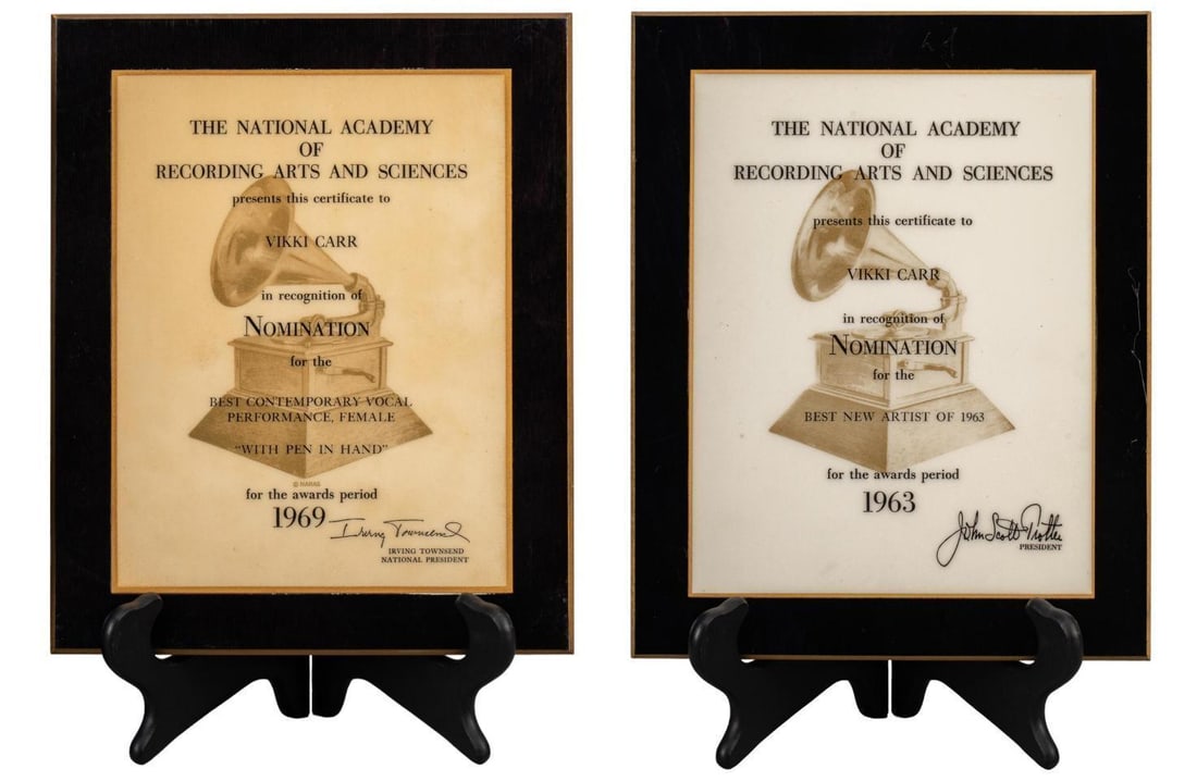 Vikki Carr | Grammy Nominations (1 of 17)