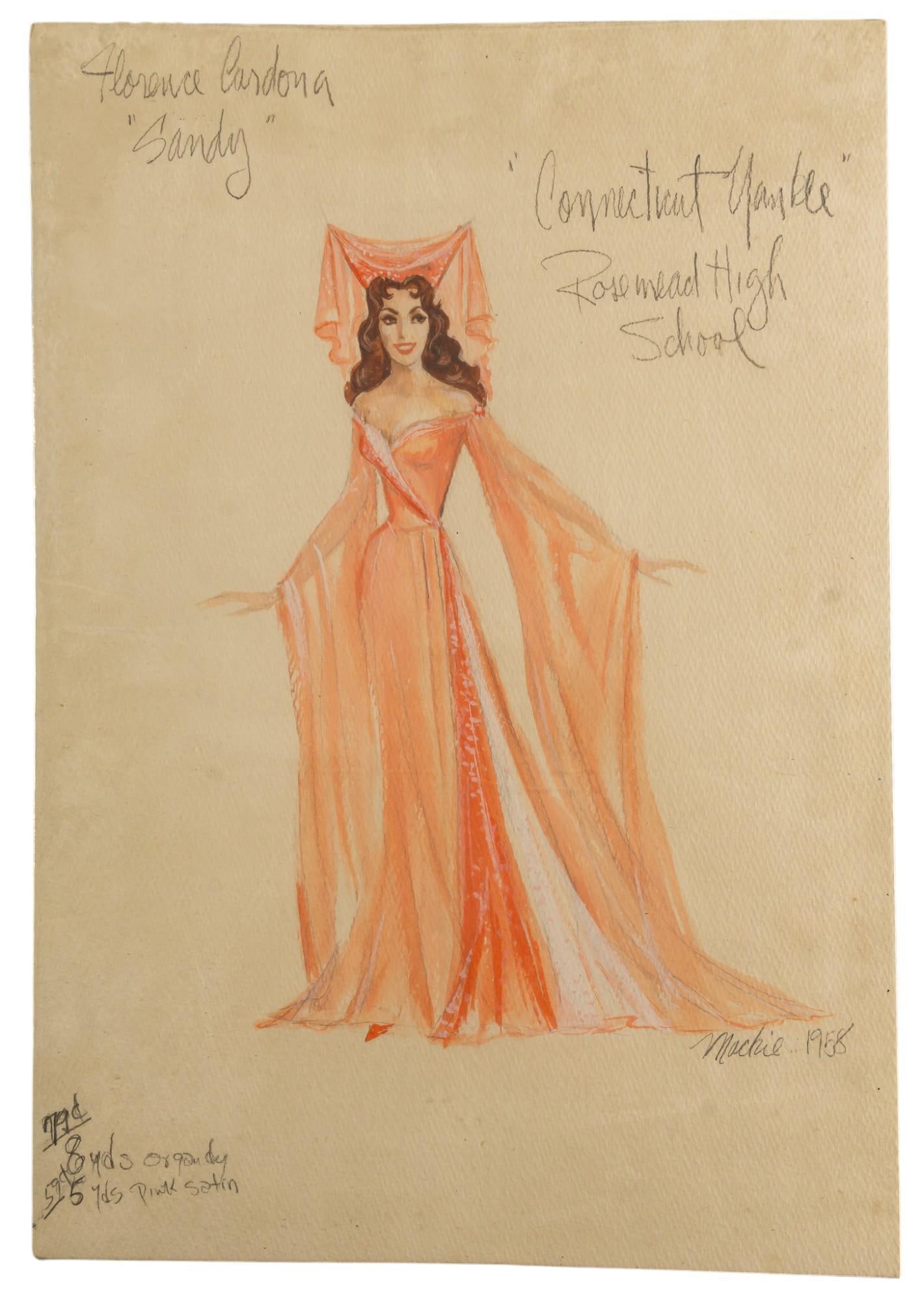 Vikki Carr | Bob Mackie Fashion Illustration (1 of 7)